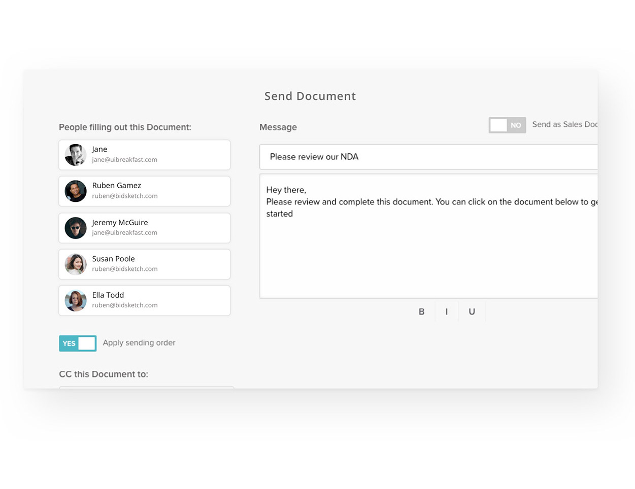 document workflows signwell