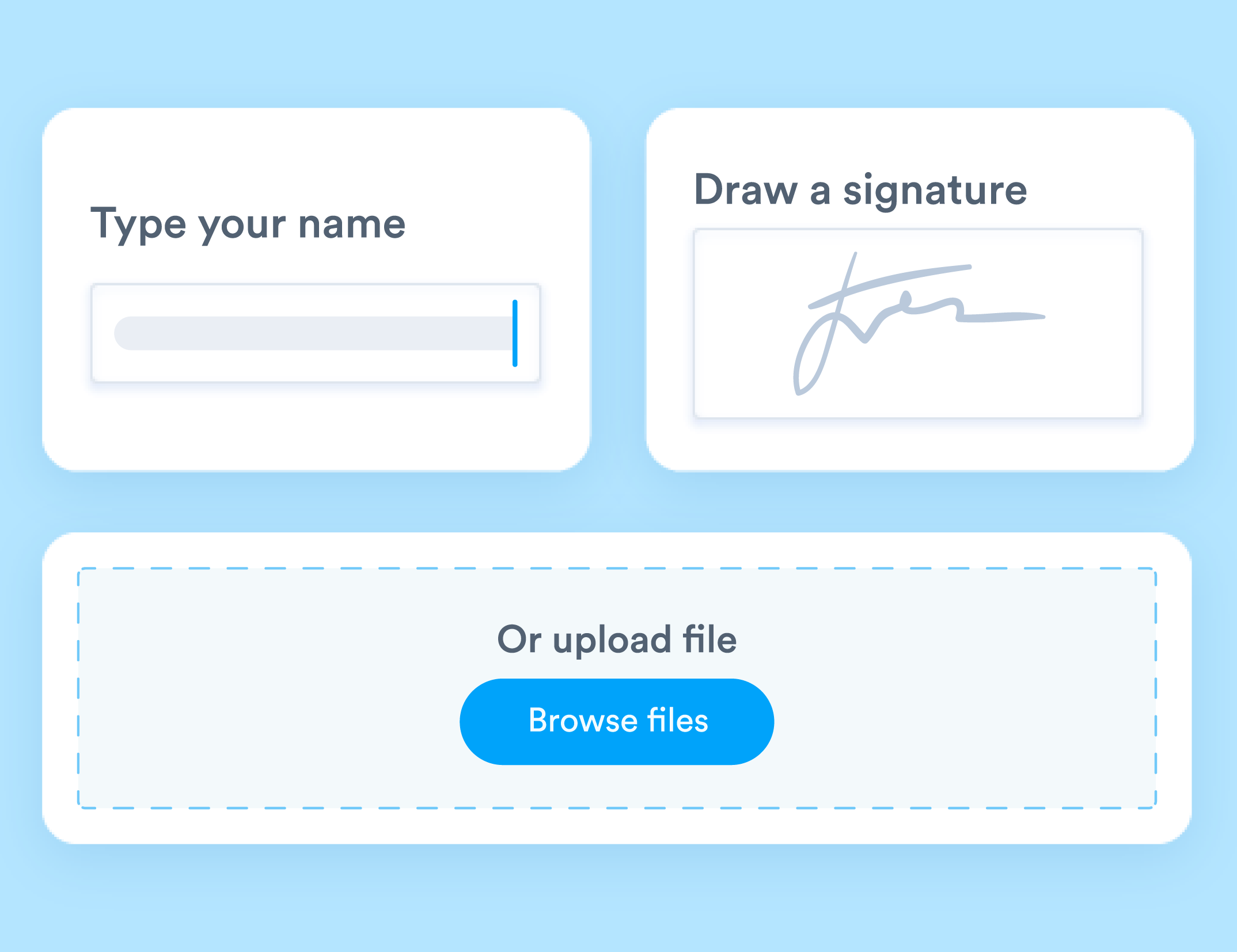 signaturely type draw or upload